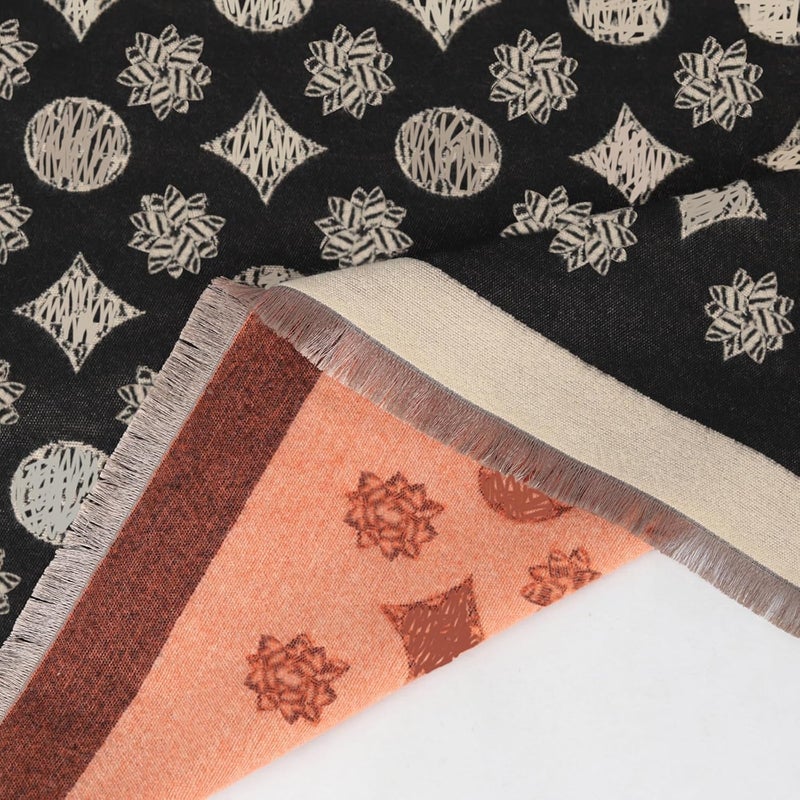 EXTREE Scarfs for Women Pashmina Silky Shawl Wrap for Evening Dressing Blanket Open Front Poncho Cape - Image 4